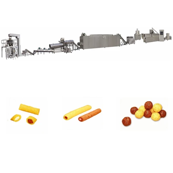 Produktionslinie für Käseball-Mais-Puff-Snack-Extruder