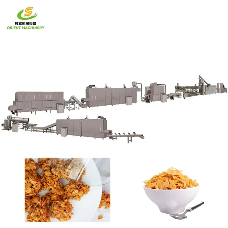 Corn Flakes Breakfast Cereal Making Machine Line high quality