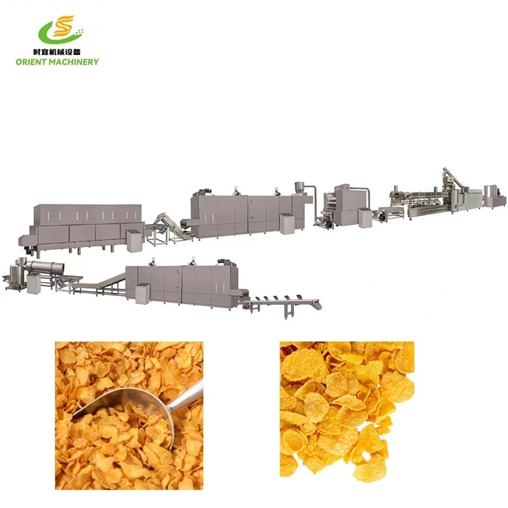 Corn Flakes Breakfast Cereal Making Machine Line suppliers