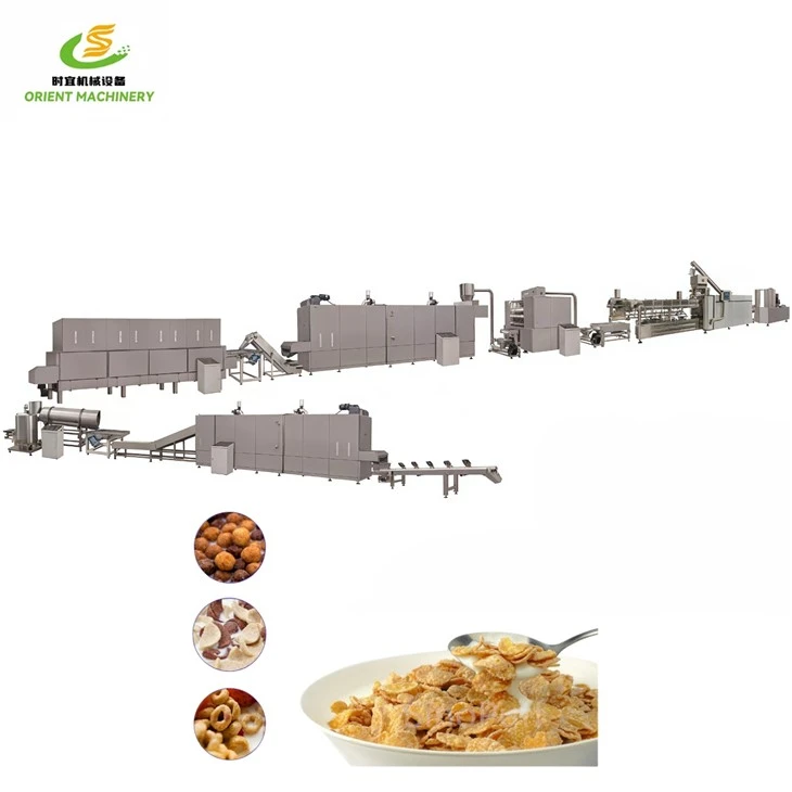 Corn Flakes Breakfast Cereal Making Machine Line price